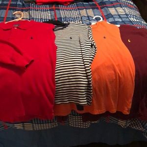 4 Boys Polo Long Sleeves in good condition